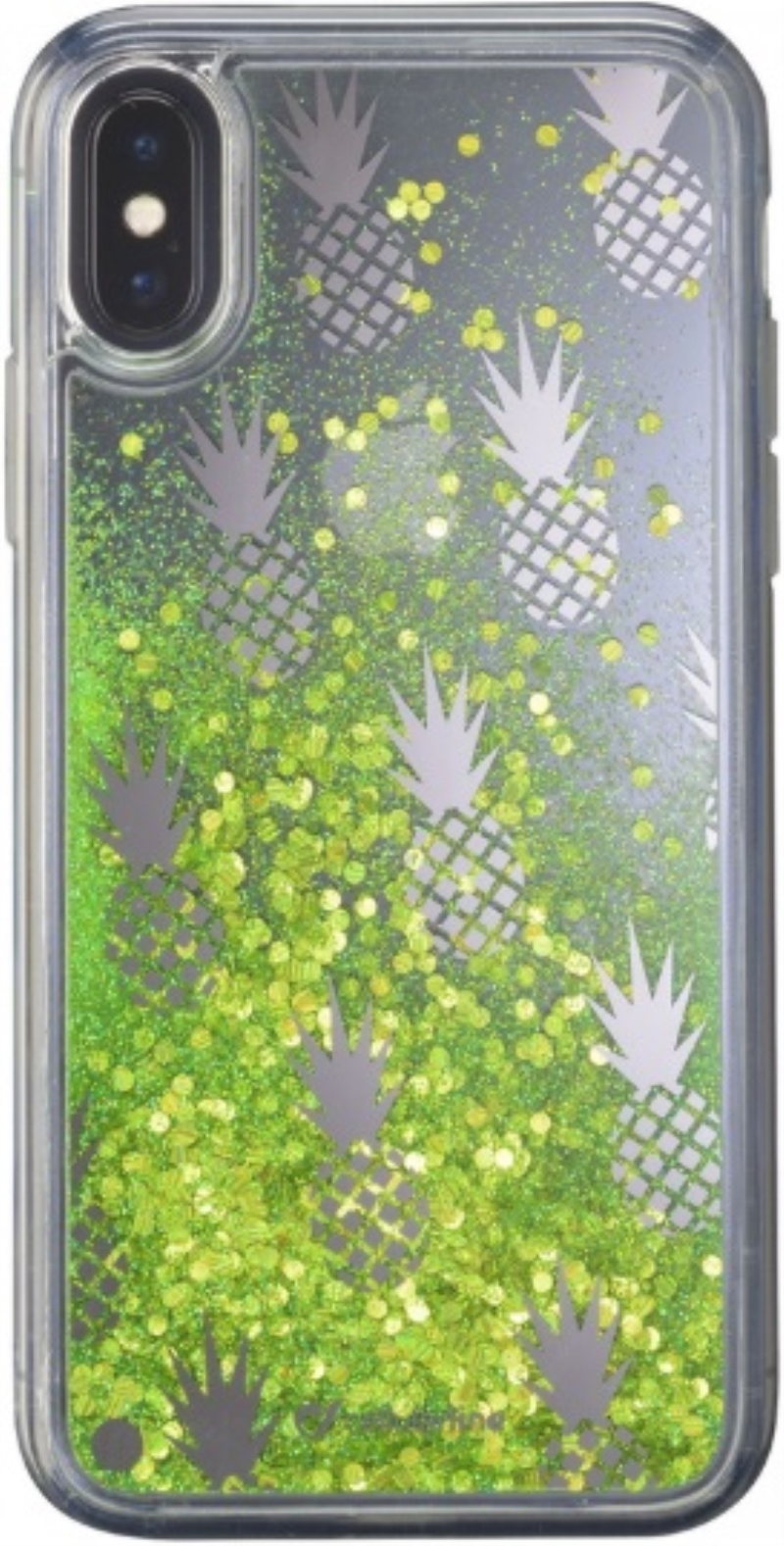 CELLULARLINE Custodia cover per iPhone X Cellular Line Stardust Pineapple